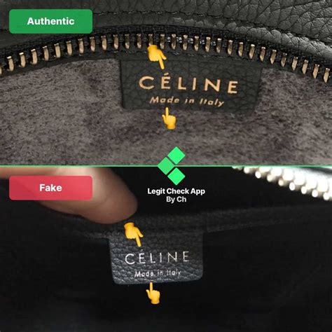 celine bag authentic vs fake|signs of a Celine bag.